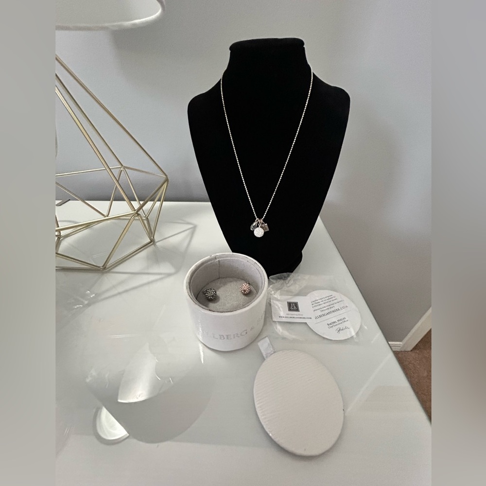 NIB. Hillberg & Birk with 3 Interchangeable Sparkle Balls-925 Sterling Silver…